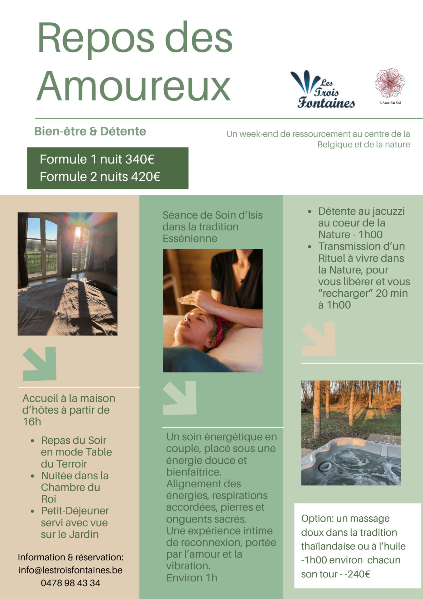 Repos des Amoureux - pack